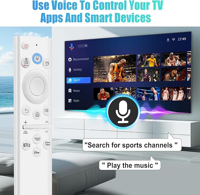 BN59-01391A Solar Voice Remote for Samsung Frame TV Remote Replacement - Image 4