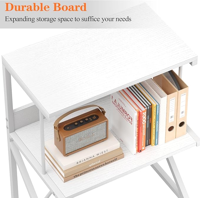 aboxoo Printer Stand for Desk, Desktop Printer Shelf Large 3-Tier Multi-Purpose - Image 5