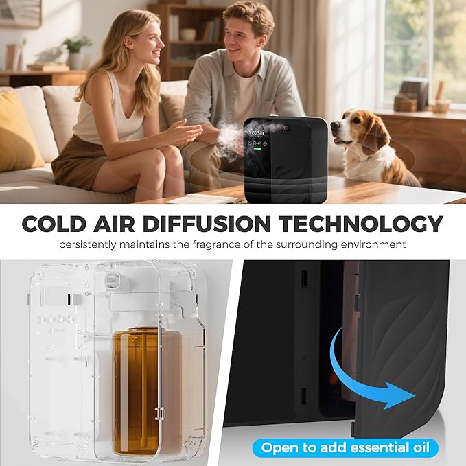 Hotel Scent Diffuser, House Scent Machine, 5000 Sq.Ft of Coverage, 500ml Large - Image 2