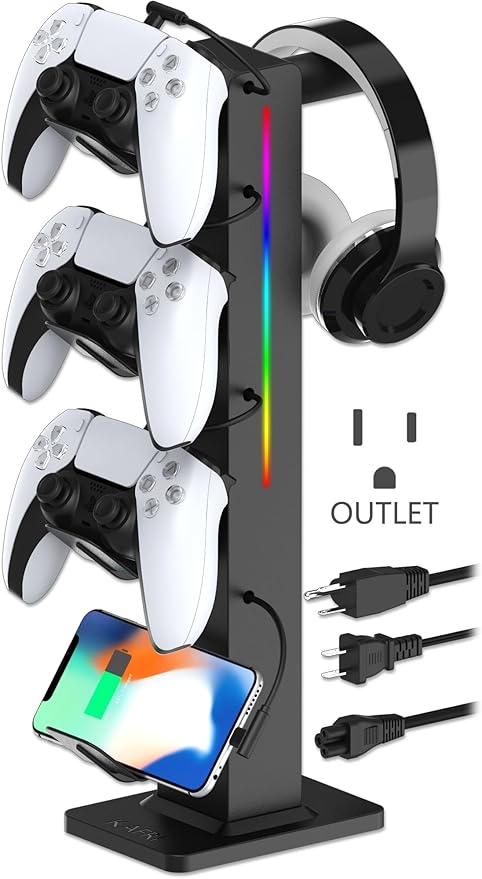 KAFRI RGB Gaming Headphone Stand by Unknown