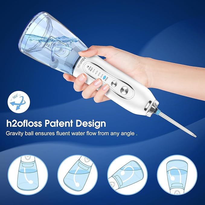 H2ofloss Water Dental Flosser Portable Dental Oral Irrigator - Image 5