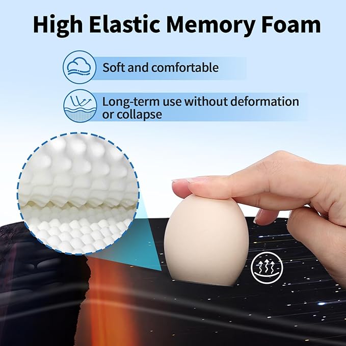 YIWEI Ergonomic Mouse Pad with Wrist Rest - Image 3