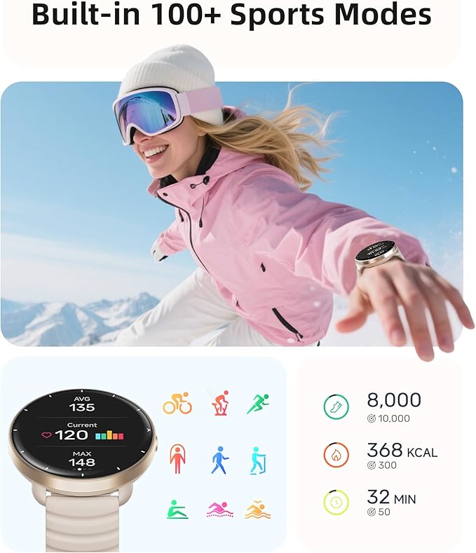 Parsonver Smart Watch for Swimming, 5ATM Waterproof Watch for Pool & Open Water - Image 6