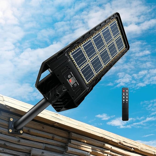 Locontifni 3000W Solar Street Light Outdoor by Locontifni