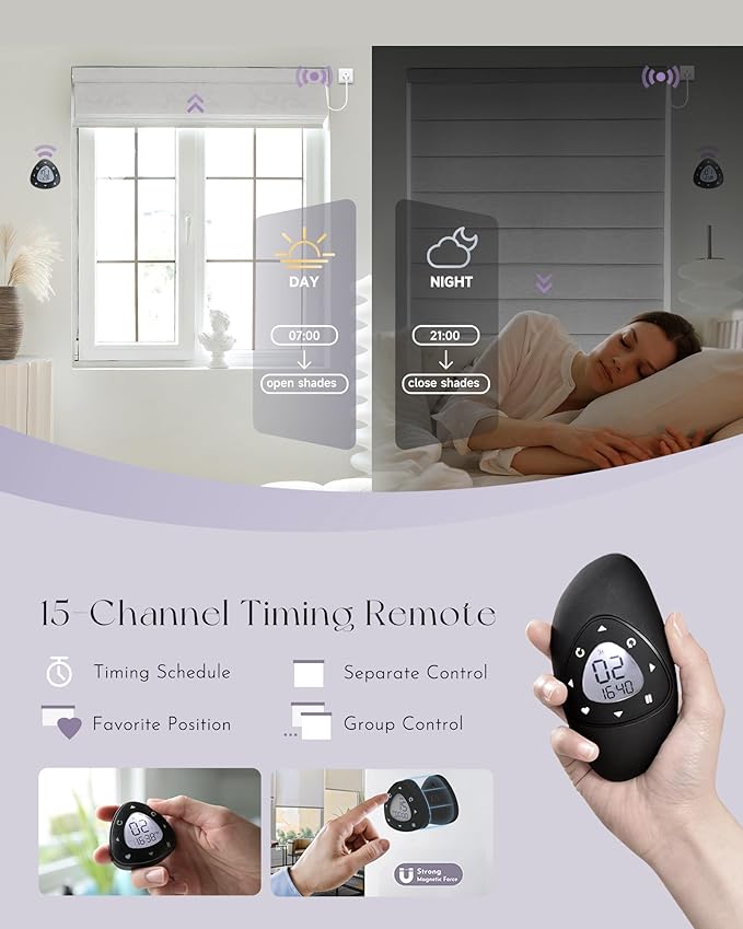 Graywind Smart Roman Shades Compatible - Image 4