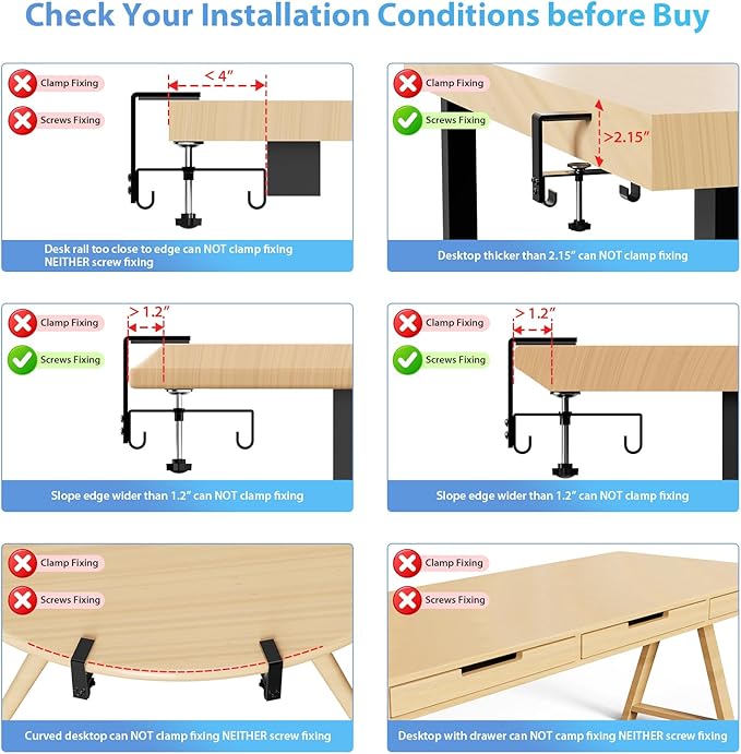 KEEGH No Drill Under Desk Cable Management Tray - Image 5