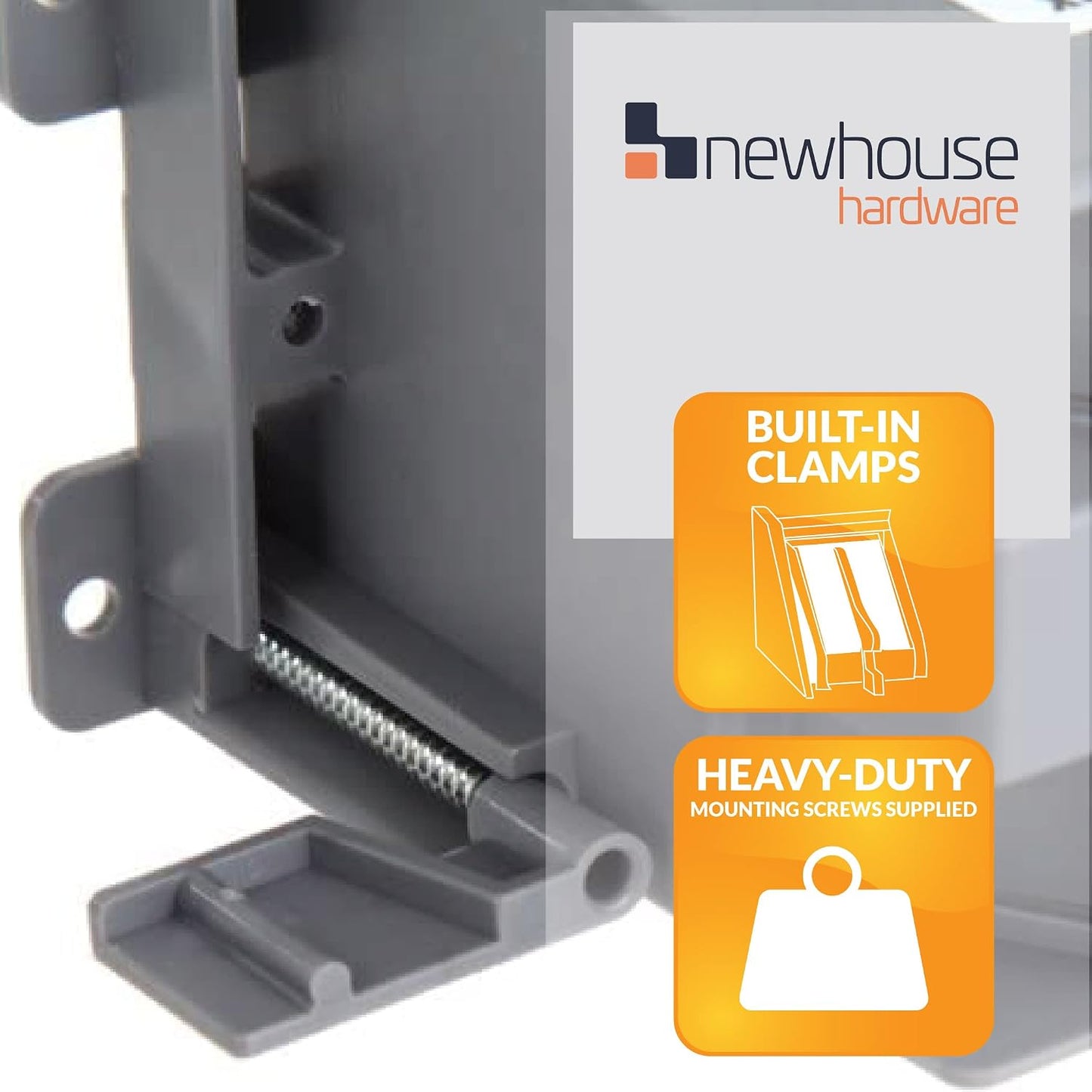Southwire 14/3 Romex Brand Simpull Solid 50ft NM-B Cable and Newhouse 1-Gang 14cu in PVC Electrical Outlet Box