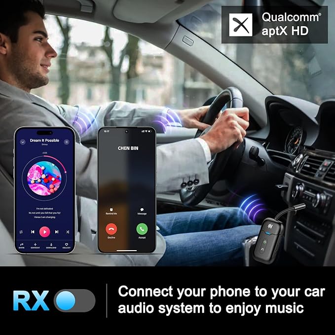 Premium Airplane Bluetooth 5.4 Transmitter Adapter, Supports 2 - Image 4