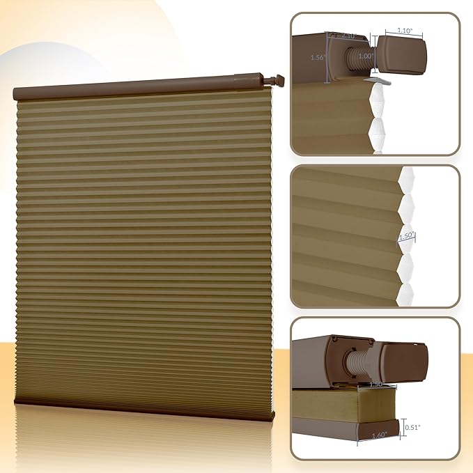 Boolegon No Drill Motorized Cellular Blinds - Image 8