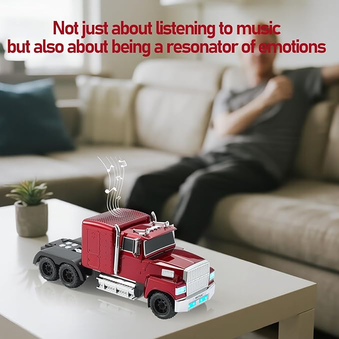 WSTER American Truck Bluetooth Speaker, Retro Car Model，Portable Wireless - Image 4