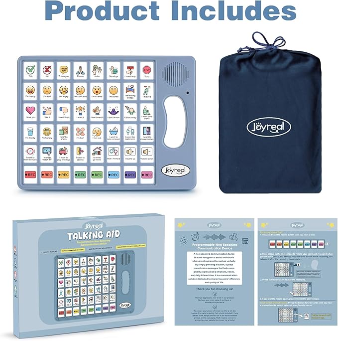 Joyreal AAC Device for Autism, Non Verbal Communication Tools for Speech - Image 8