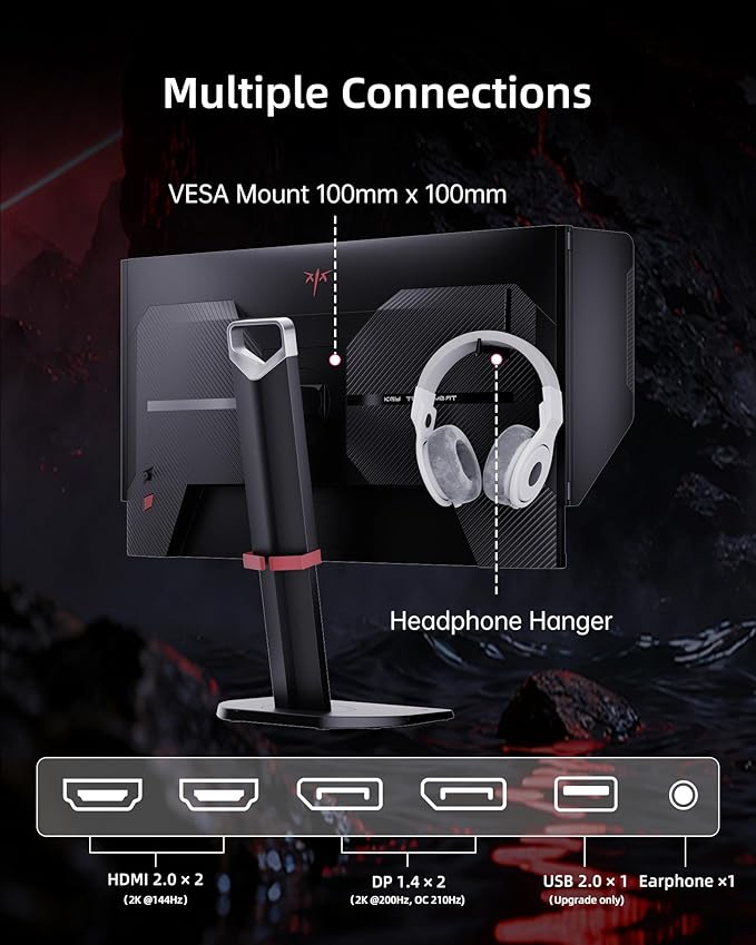 KTC 27M1 27 Inch Gaming Monitor, 1440P Monitor - Image 7