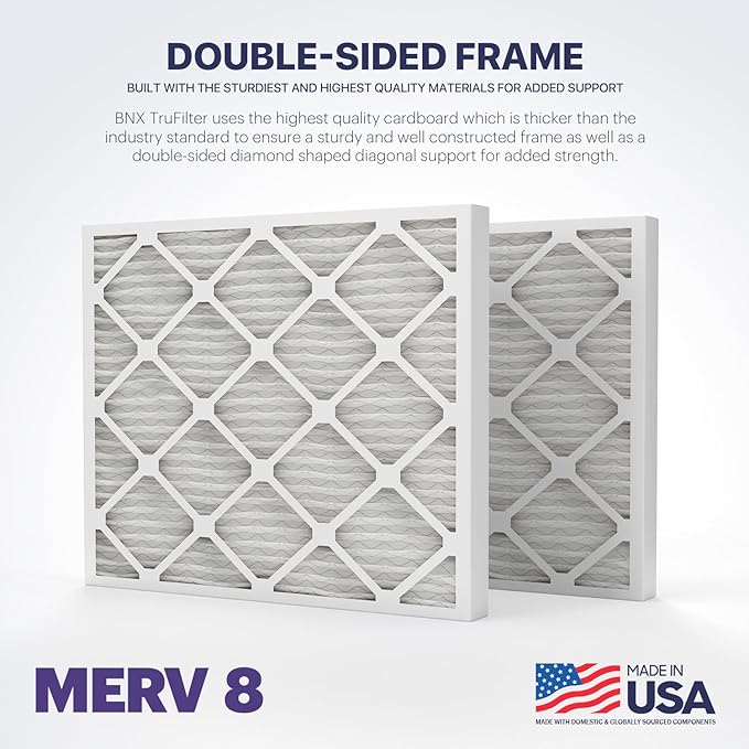 BNX TruFilter 16x20x2 Air Filter MERV 8 - Image 4