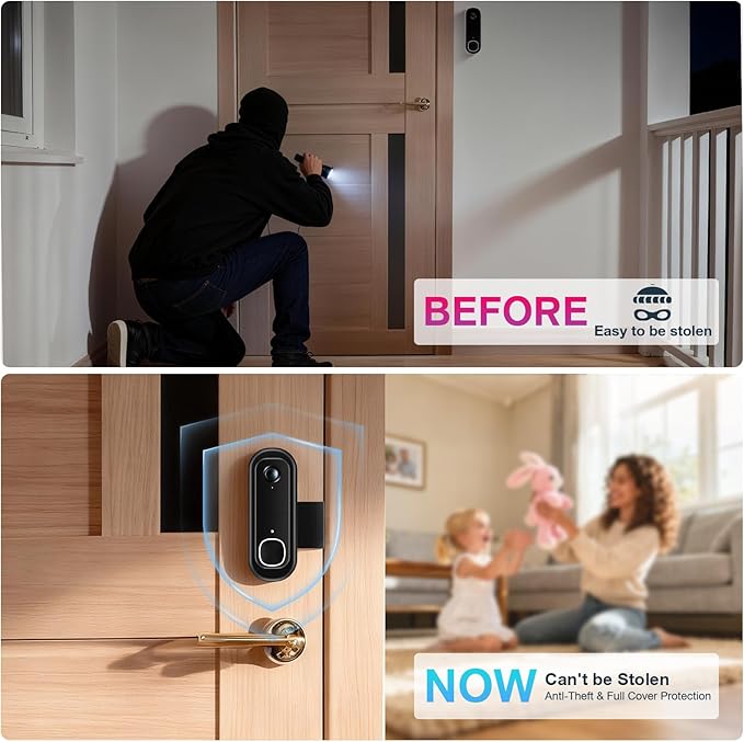 Anti-Theft Doorbell Mount Compatible - Image 6