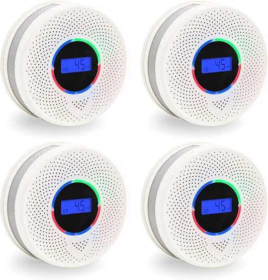 10-Year Battery Smoke and Carbon Monoxide Detector, 2-in-1 Smoke CO Alarm by Unknown
