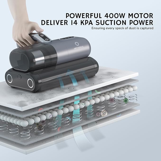 AIRTHEREAL M1 Mattress Vacuum Cleaner, 6 in 1 Bed Vacuum - Image 4