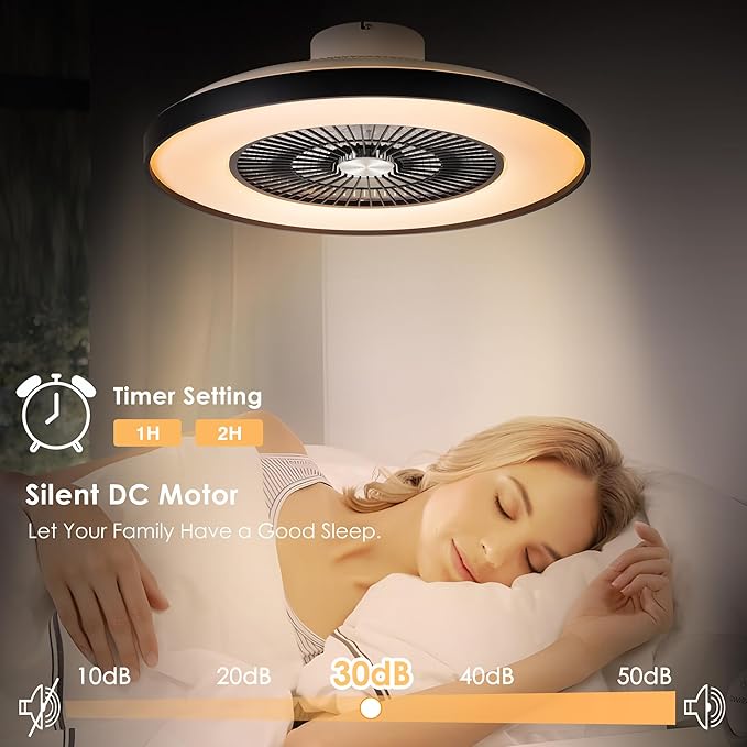 HUMHOLD 24" Bladeless Ceiling Fans - Image 5