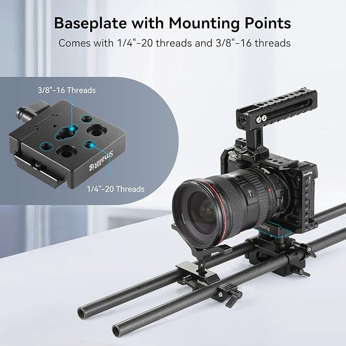 SMALLRIG DSLR and Mirrorless Quick Release Clamp and Plate - Image 5