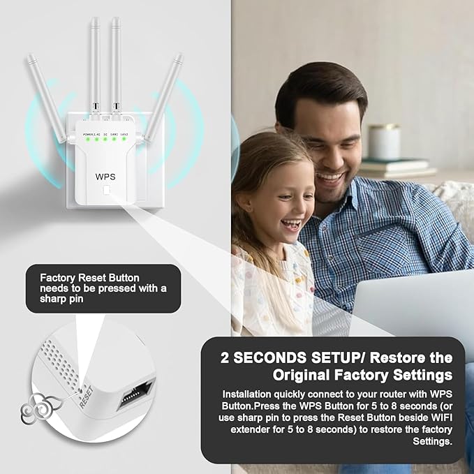 WiFi Extender Signal Booster, WiFi Extender, 5G WiFi Booster, WiFi Repeater - Image 6