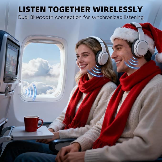 Wothfav Bluetooth 5.3 Wireless Audio Transmitter & Receiver, 3.5mm AUX Adapter - Image 3