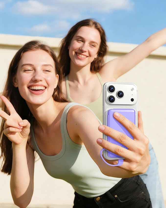 TG90° 2 Pack 5000mAh Power Bank, Small Portable Charge Built-in AC Plug and - Image 5