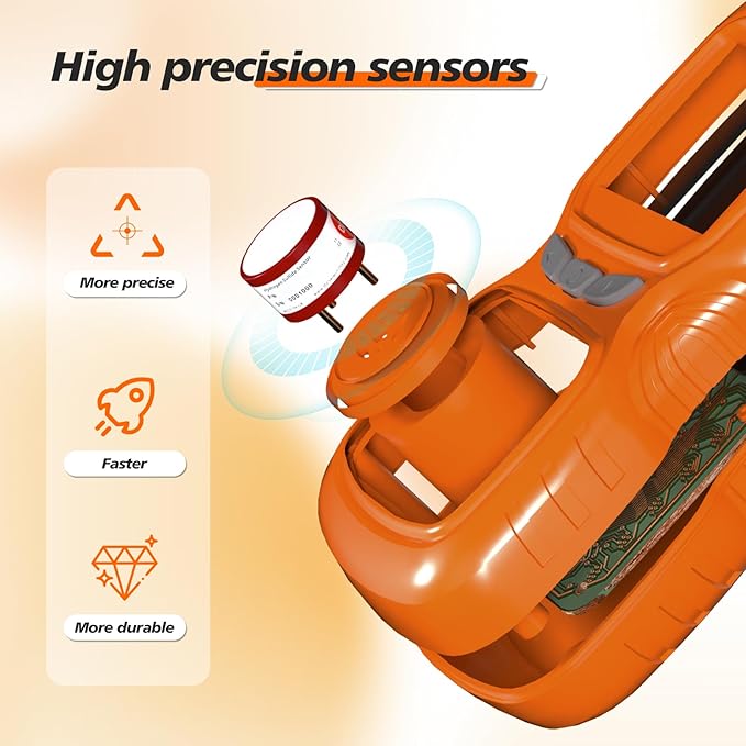 XLA Alert Clip Single Gas H2S Monitor, H2S Monitor Digital H2S Monitor - Image 2