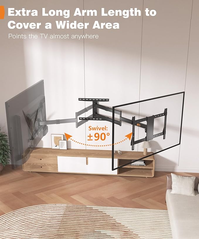 47” Extra Long Arm TV Wall Mount - Image 4