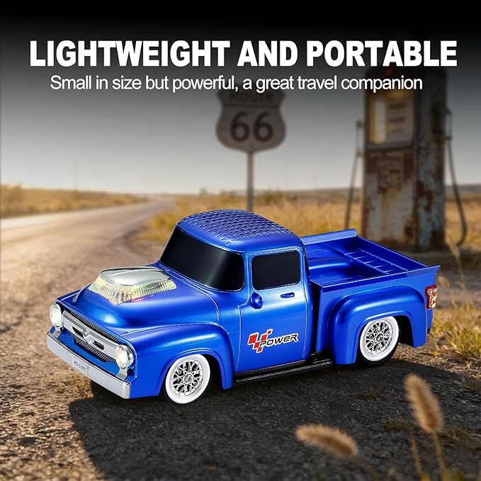 Vintage Pickup Truck Bluetooth Speaker, Retro Truck Model - Image 7