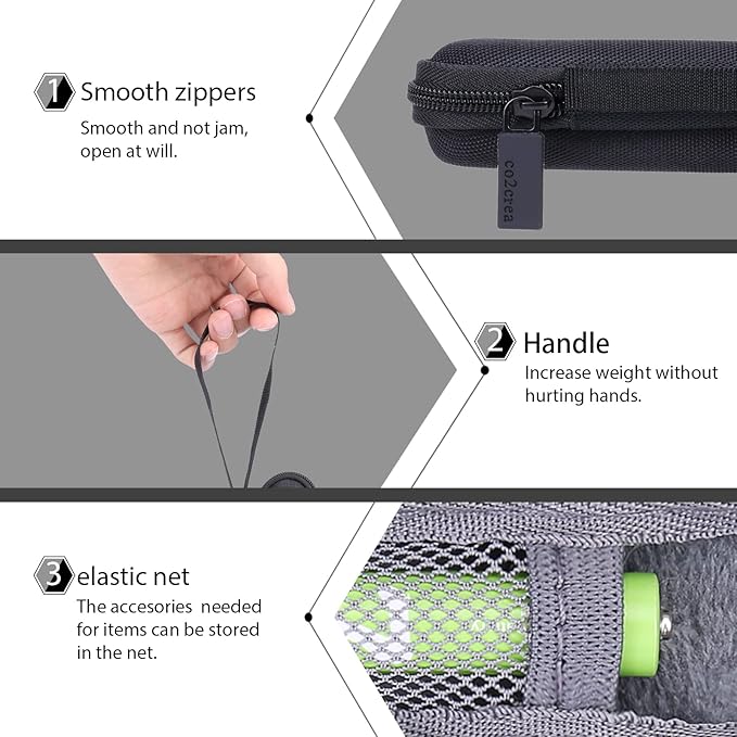 co2CREA Hard Case Replacement for DinoFire/DINOSTRIKE/NORWII N27 / N76 / - Image 5