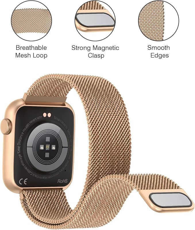 EarlySincere Smart Watches for Women Blood Pressure, 1.9" HD Full Touch Screen - Image 7