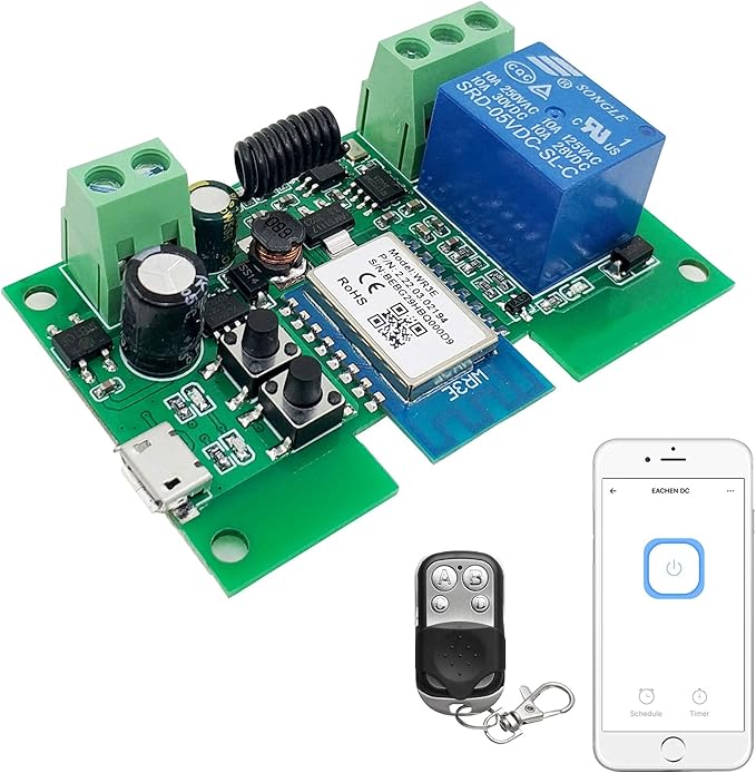 Newgoal WiFi Inching/Selflocking Relay Modules WiFi Momentary Switch by Newgoal