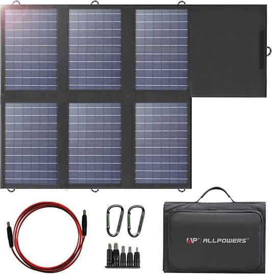 ALLPOWERS SP026 60W Portable Solar Panel, Foldable Solar Charger by ALLPOWERS