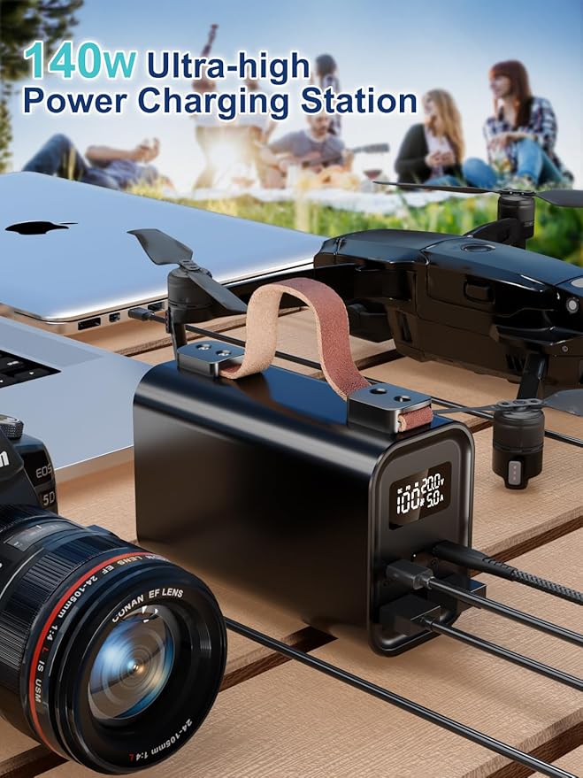 Feidyns 140W Laptop Portable Charger Power Bank 50000mAh, Battery Pack PD 3.1 - Image 7