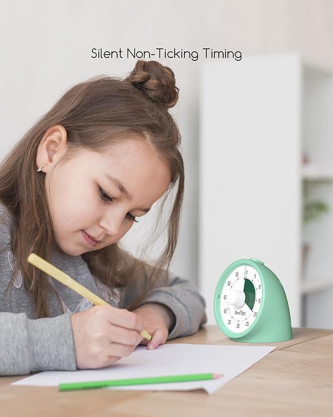 Visual Timer for Kids with Pause Button, 60-Minute Countdown Timer with Silent - Image 5