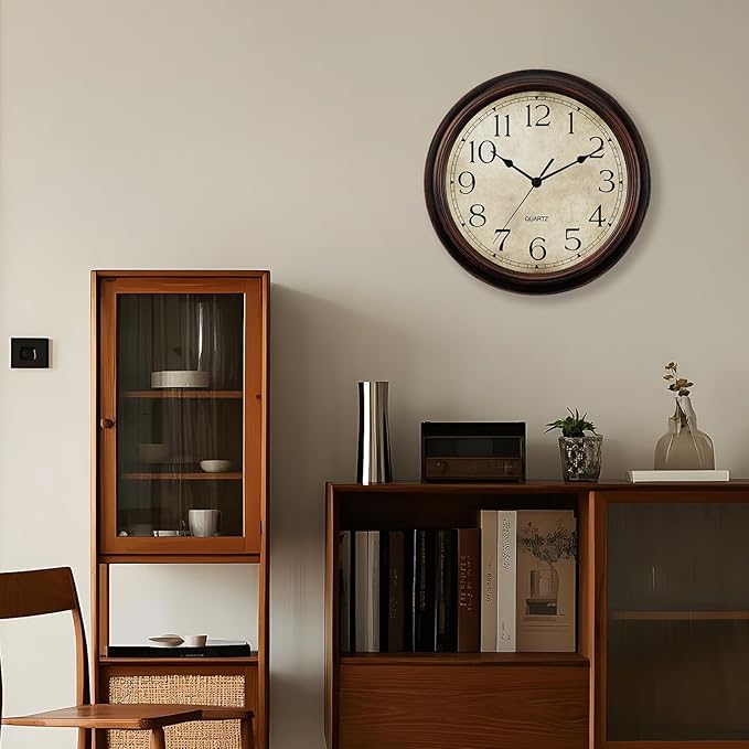 KECYET Wall Clock 10 Inch Battery Operated Silent Non-Ticking Analog Wall - Image 6