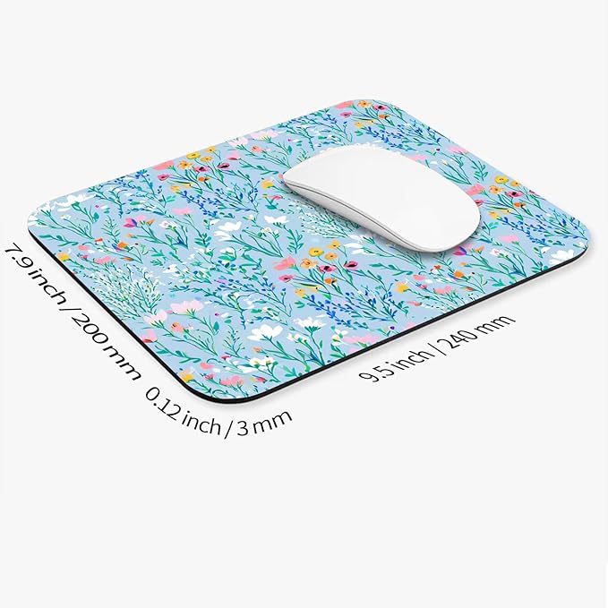 Armanza Square Mouse Pad Plants, Personalized Premium-Textured Custom Mouse Mat - Image 2