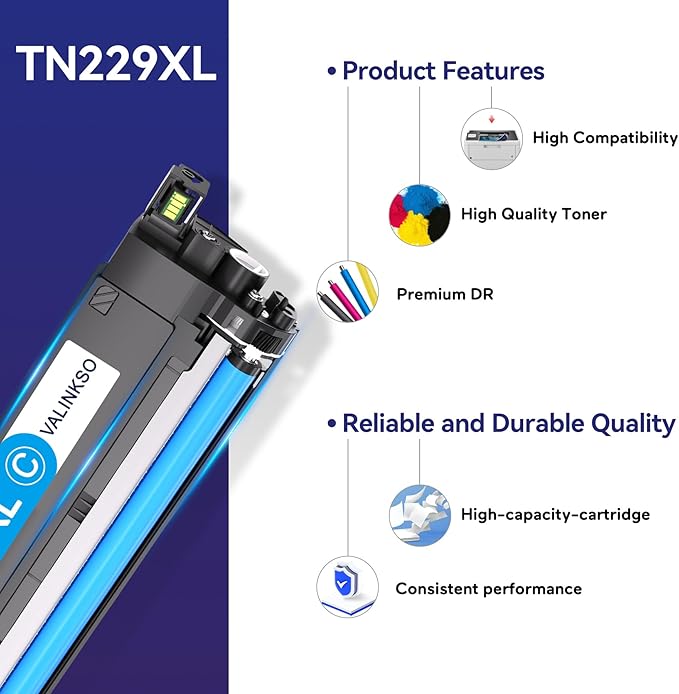 Valinkso TN229XL Toner Cartridge Replacement - Image 2