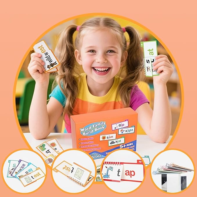 30 Read and Rhyme Flip Books Claritydream Flip Books ABC Vocabulary Flash Cards - Image 7
