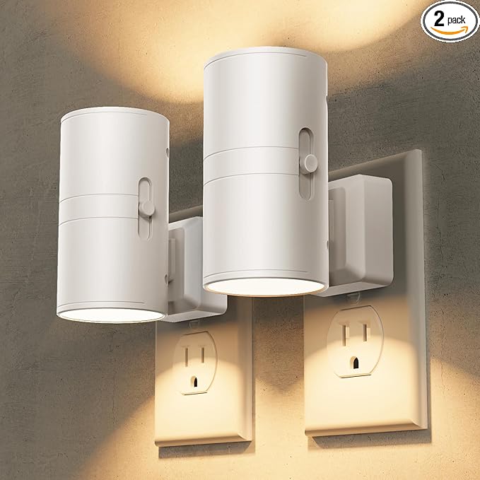 Briignite Night Lights Plug into Wall, Modern LED Night Light Plug in, Dusk to by WelcometoBriigniteenjoyyourshopping