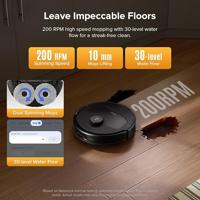roborock QV 35S Robot Vacuum and Mop, All-in-one Vacuum Cleaner, 000Pa Powerful - Image 5