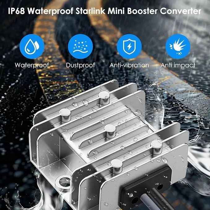 12V/24V to 30V DC Converter for Starlink Mini Car Power Adapter 3.5A High - Image 5