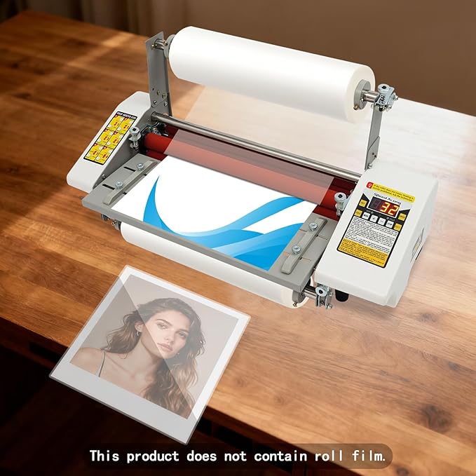 20.28" Laminator Machine, Hot&Cold Roller Laminating Machine, Single/Dual Sided - Image 4