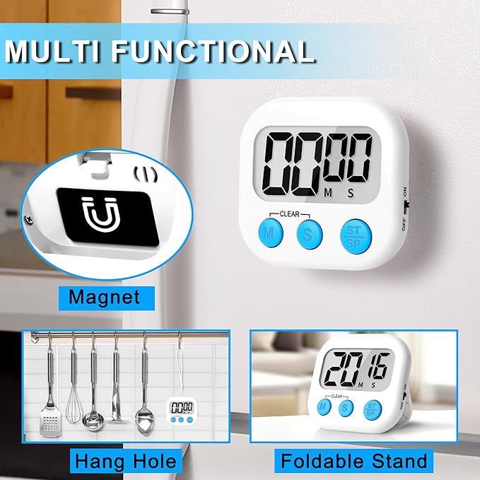 ZILLEEN Classroom Timer for Kids Teachers 2 Pack Digital Timers - Image 3