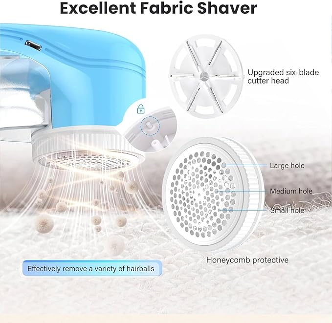 Fabric Shaver, Lint Remover for Clothes, Electric Lint Remover - Image 3