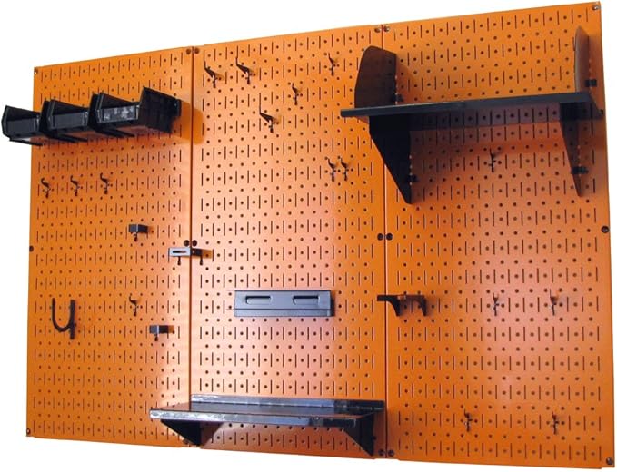 Wall Control 4 ft Metal Pegboard Standard Tool Storage Kit - Image 7