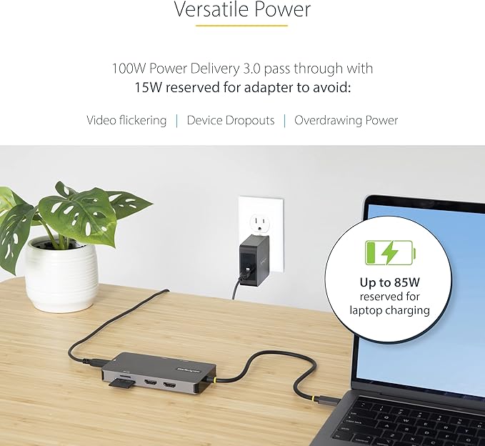 StarTech.com 8-in-1 Mini Docking Station - Image 4