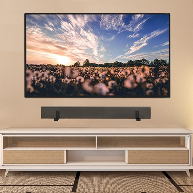 WALI Center Channel Speaker Wall Mount, Universal Soundbar Wall Mount Bracket - Image 3