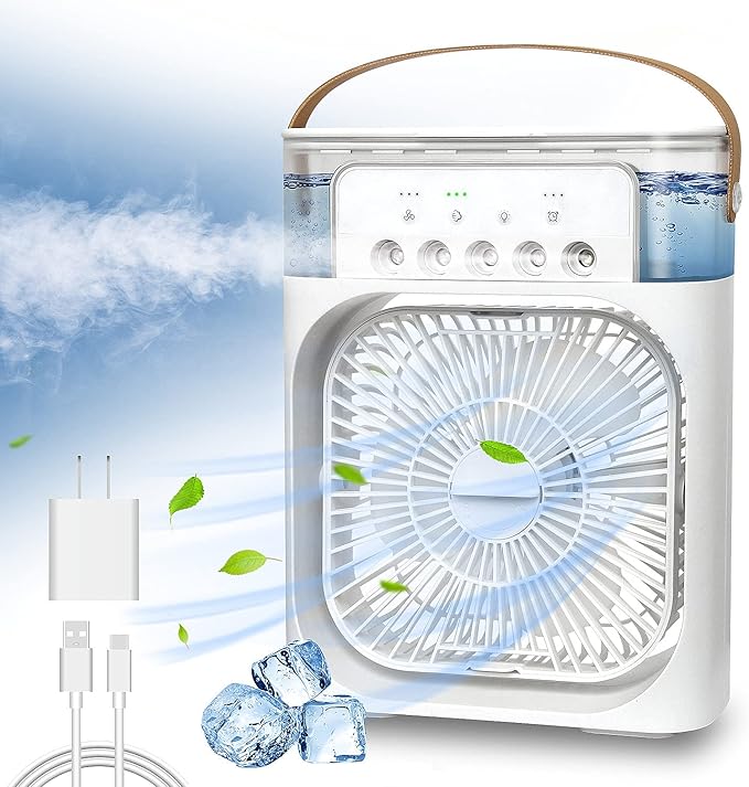 NTMY Portable Air Conditioner Fan, Mini Evaporative Air Cooler by KMEDailyTrade