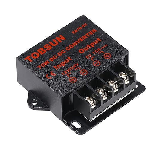 MGGi DC/DC 12V 24V to 5V 15A 75W Voltage Reducer Converter Regulator, Step Down - Image 2