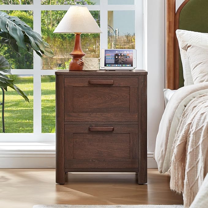 Joaxswe Farmhouse Nightstand Set of 2 - Image 9